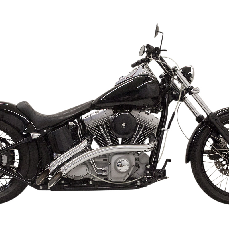 バッサニ□スウィーパーラディウス フルエキゾーストマフラー クローム