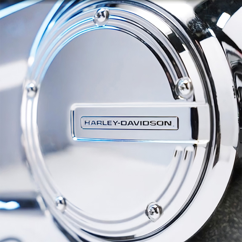 ハーレー純正□ ダービーカバー エンパイア クローム 【18年以降FLSB