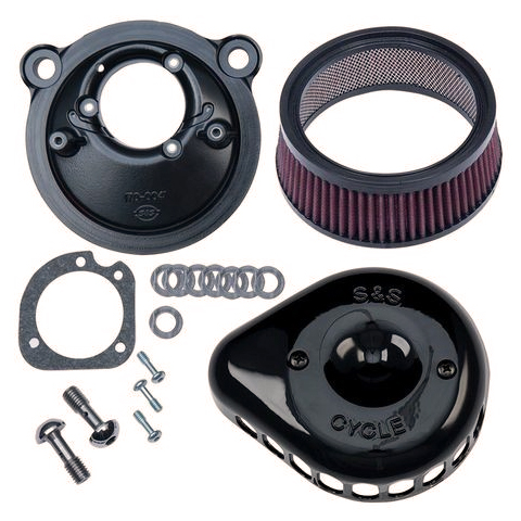 S&S□ステルスエアクリーナーキット ミニティアドロップカバー付き