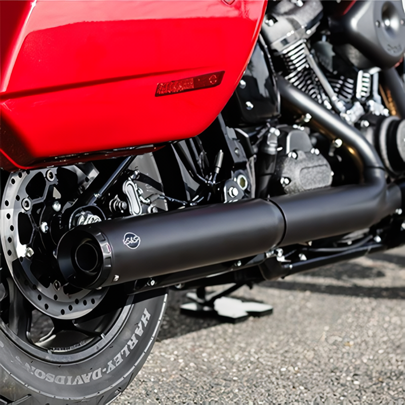 エスアンドエス グランドナショナル スリップオンマフラー ブラック