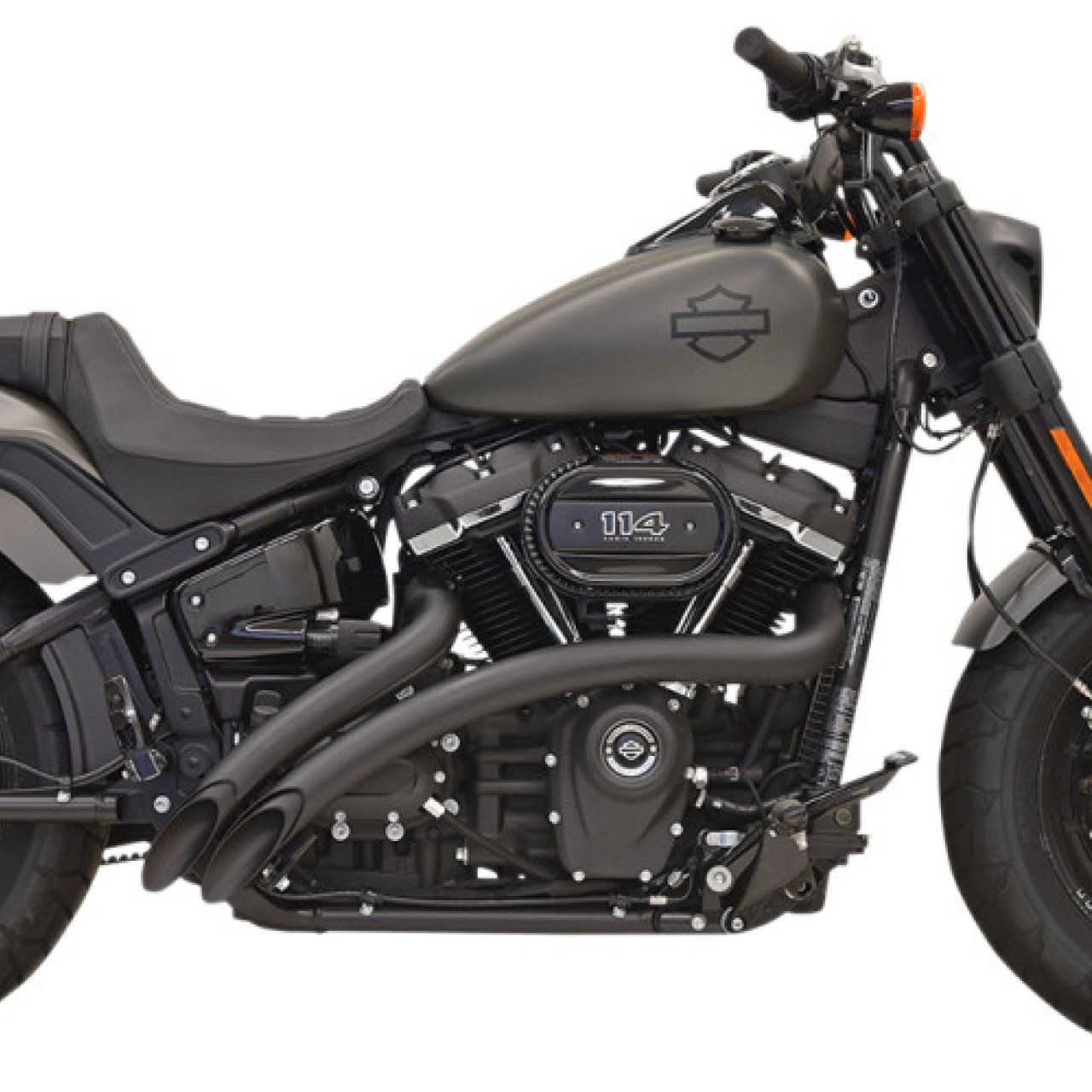 バッサニ□ ラジアルスイーパー フルエキゾーストマフラー ブラック