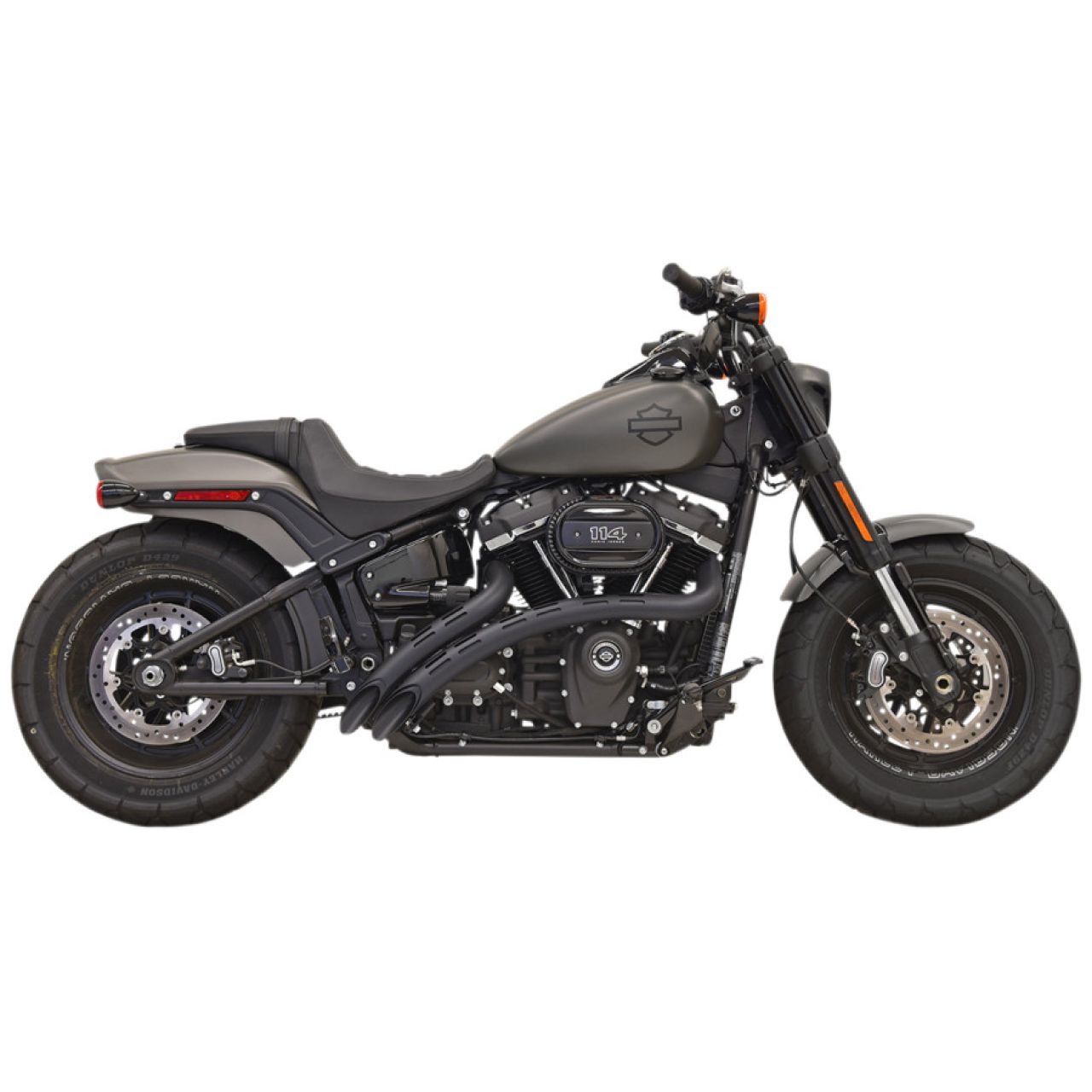 バッサニ□ ラジアルスイーパー フルエキゾーストマフラー ブラック