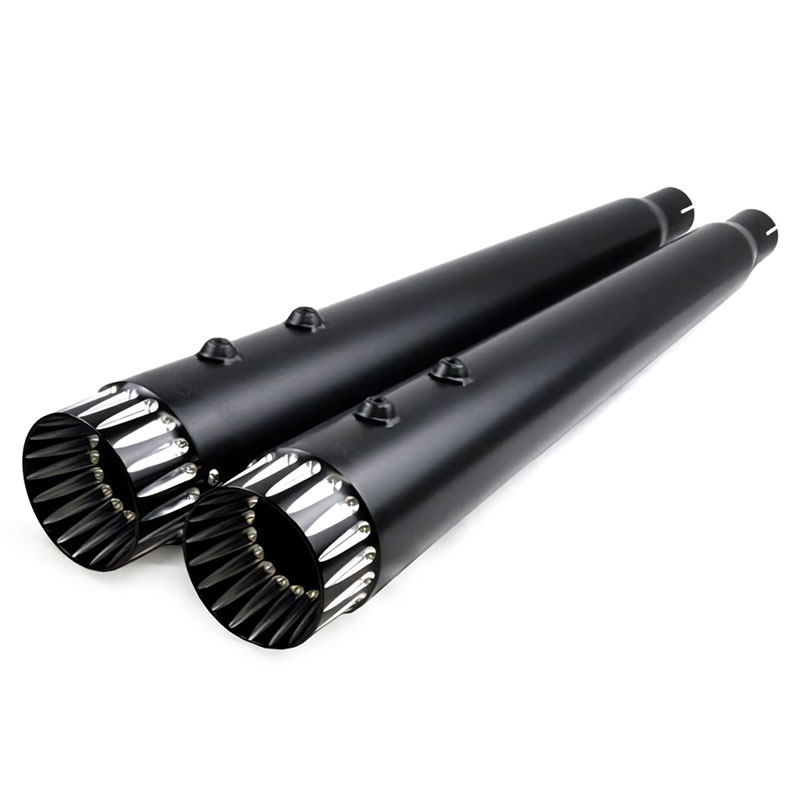 CFR□ 4.5インチ スリップオンマフラー ブラック （コントラストカット