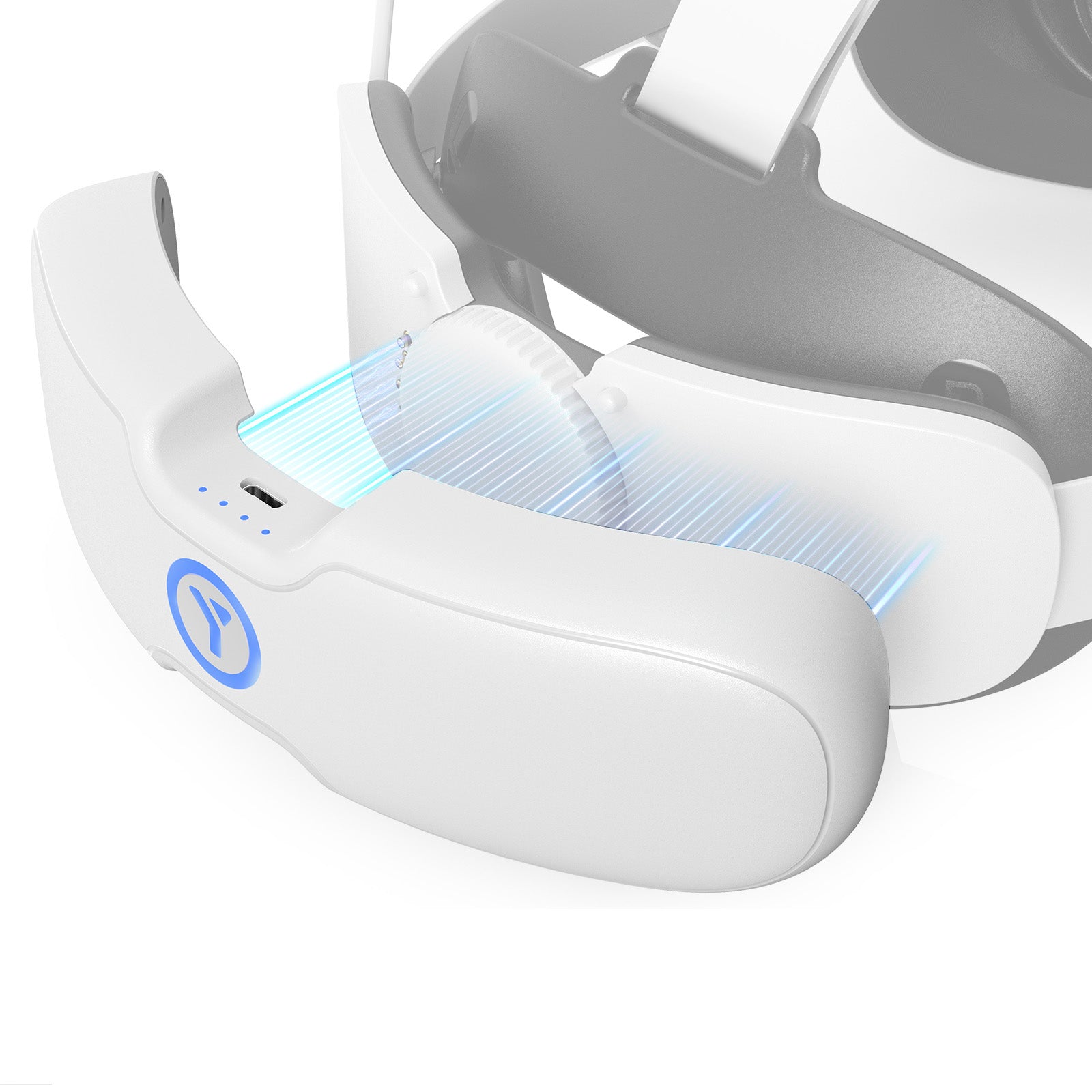 YOGES 10000mAh Battery Head Strap Compatible with Meta Quest 3S & Ques