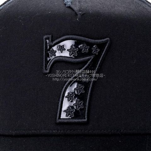ヨシノリコタケ 帽子 エナメル ナンバー7 スター キャップ-2025SS