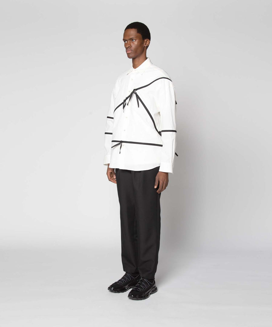 ZIP LINE L/S SHIRT｜yoshiokubo(ヨシオクボ)公式通販｜
