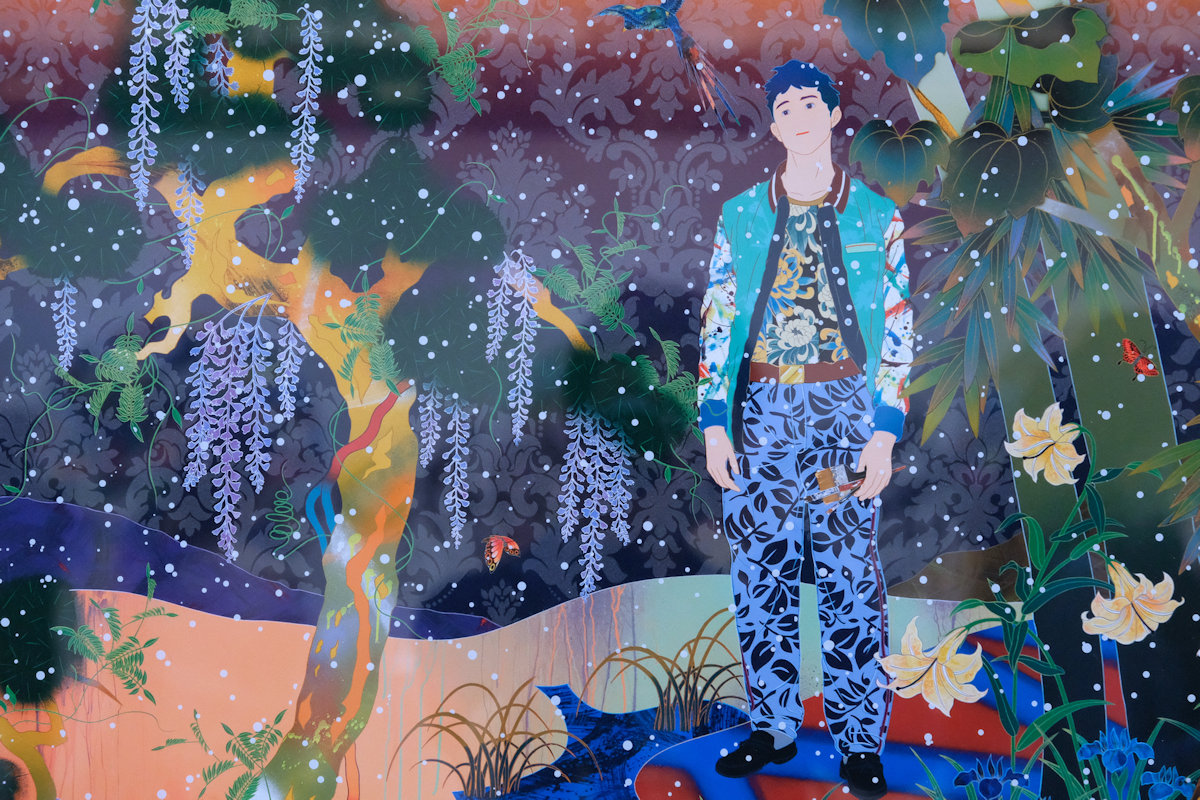 松山智一「IN AND OUT」｜多様性のグラデーションを探るアート｜アート数奇