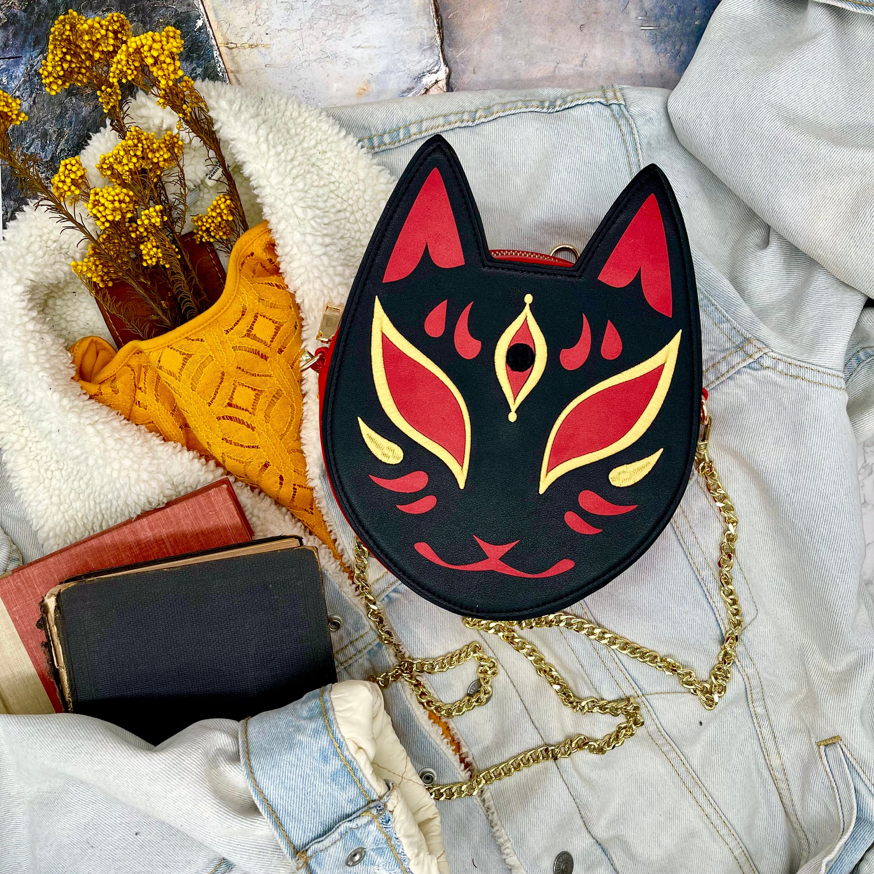 Kitsune Convertible Bag : Black – Yoshi Yoshitani