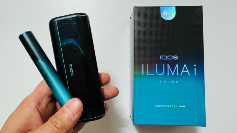 IQOSイルマiプライムのアニバーサリーモデルを買ってみた！実機カラー