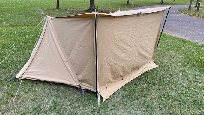 ソロベースEX用 フロントウォール｜バンドックのパップテント専用前幕