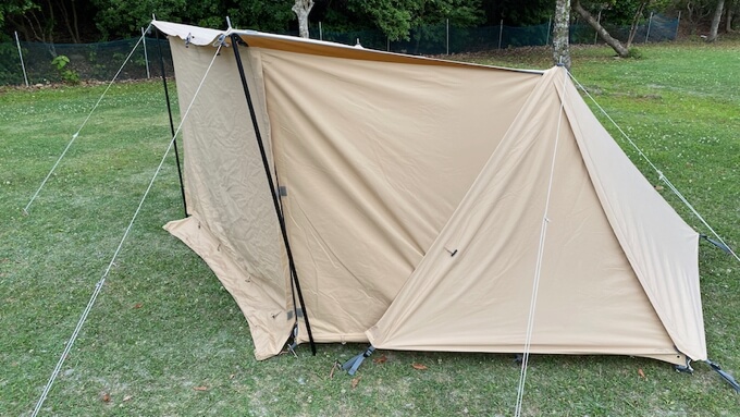 ソロベースEX用 フロントウォール｜バンドックのパップテント専用前幕