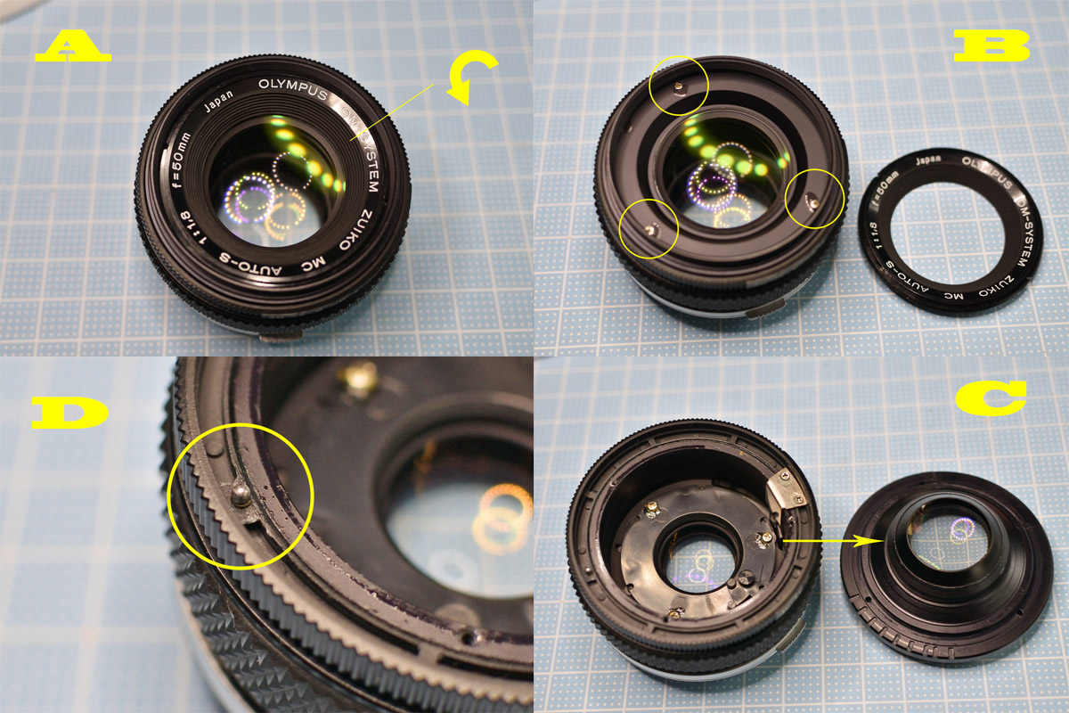 オリンパス「ZUIKO MC AUTO-S 50mm F1.8」分解・清掃・作例 | ヨッシー