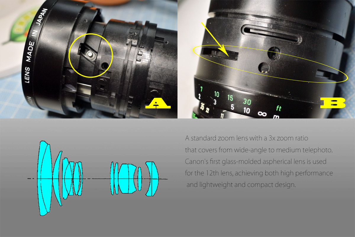 キャノン「New FD35-105mm F3.5-4.5」分解清掃・作例 | ヨッシーハイム