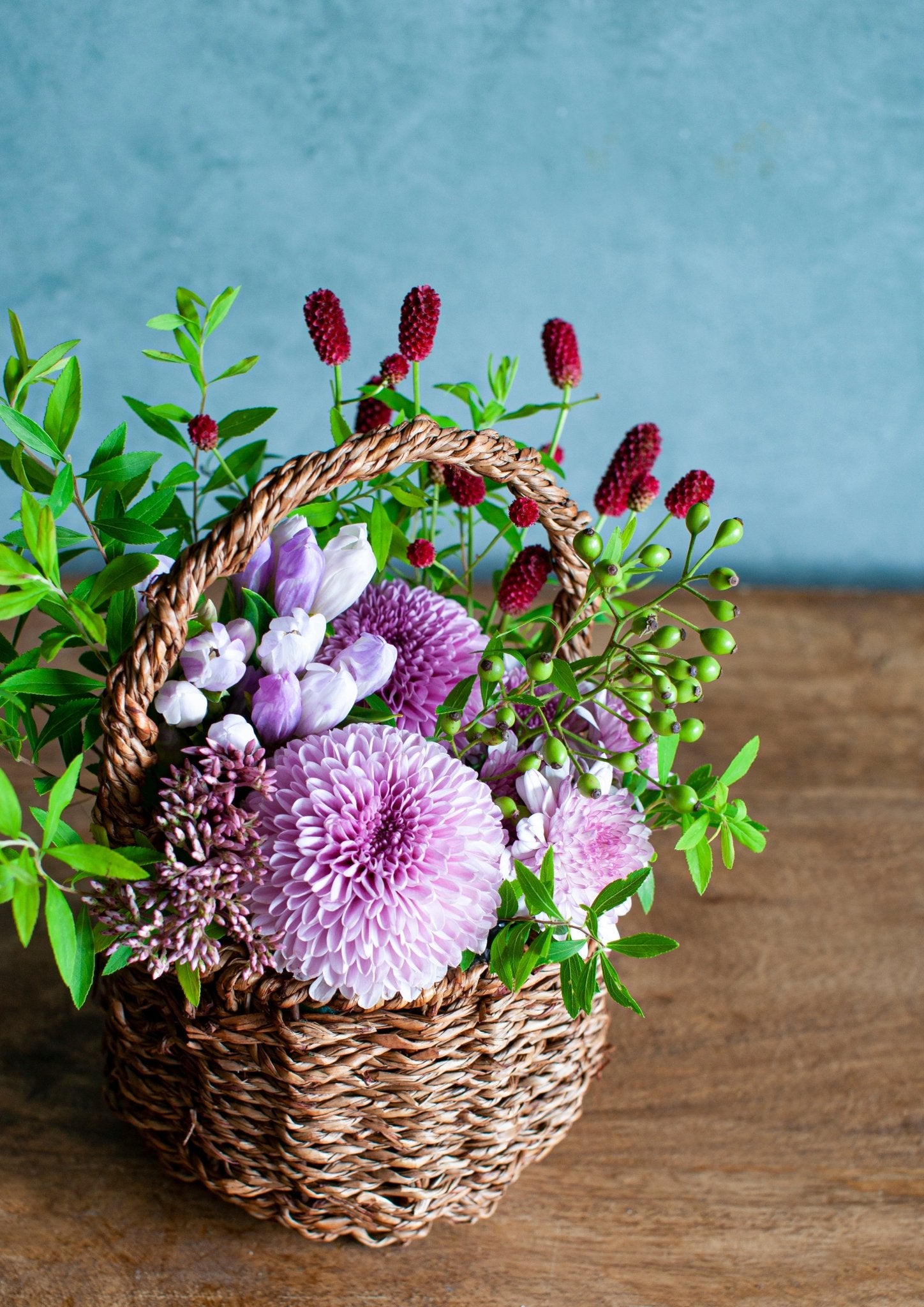 2024年 オータムギフト 期間限定 和風フラワーアレンジメントS 「momo