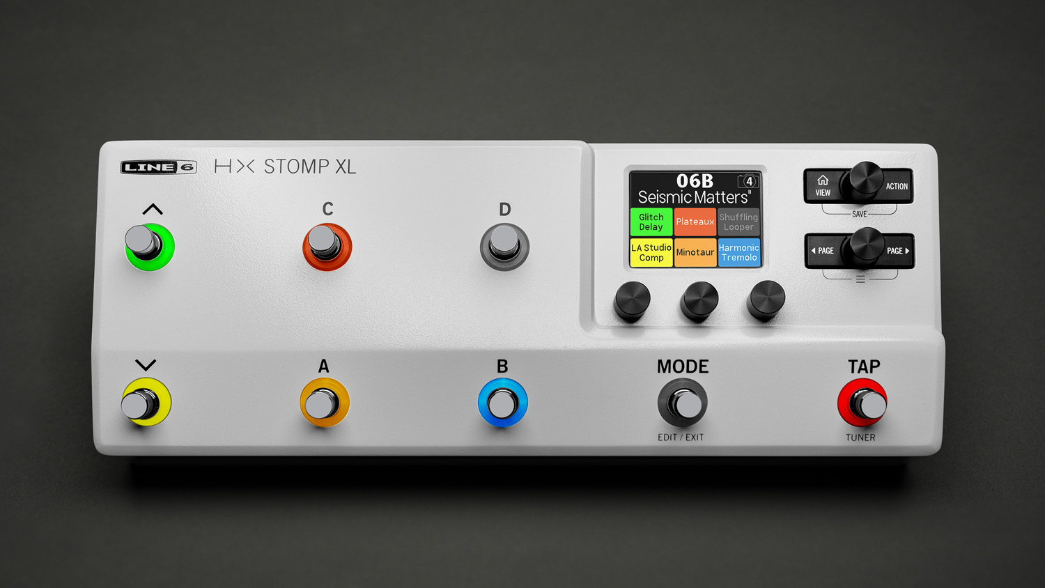 Line 6から限定ホワイト・カラーの“HX Stomp XL Limited Edition White