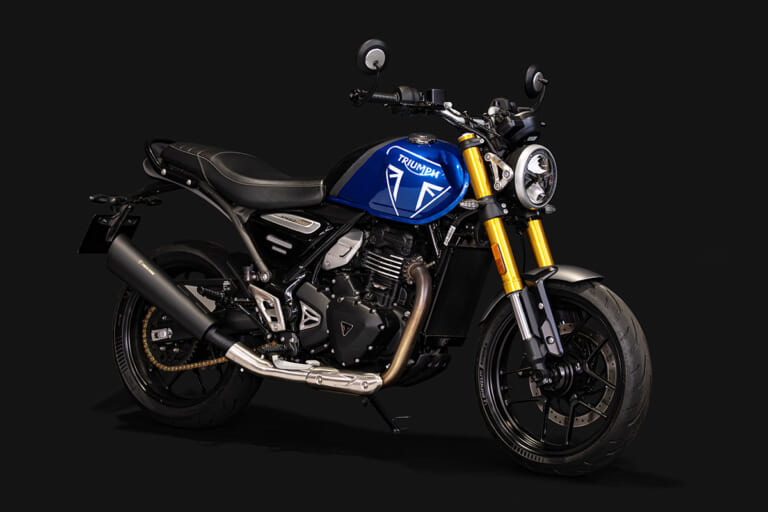 トリックスター】TRIUMPH SPEED400/ SCRAMBLER400Xに適合する政府認証