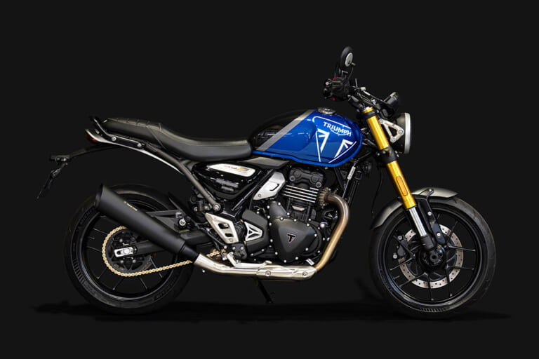 トリックスター】TRIUMPH SPEED400/ SCRAMBLER400Xに適合する政府認証