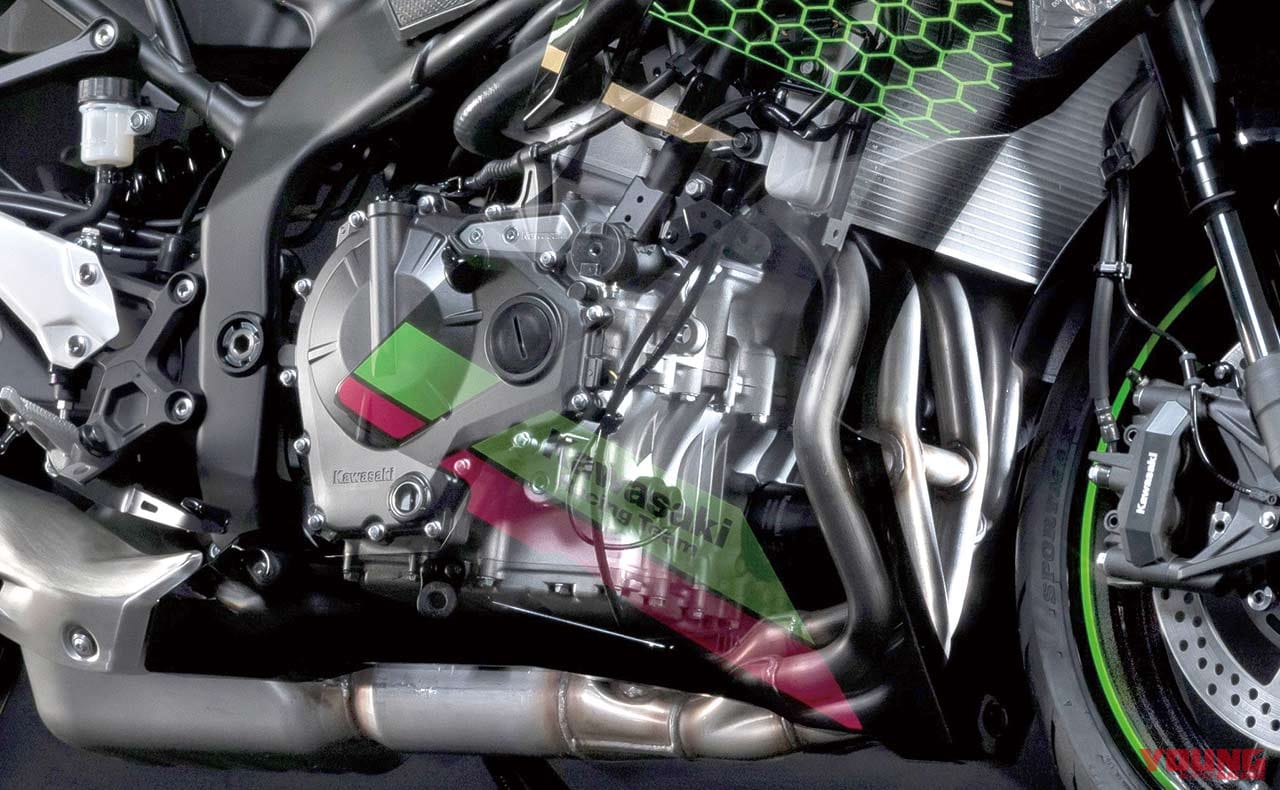 画像 No.0/13] '20カワサキ Ninja ZX-25Rエンジン解説【250直4で45ps