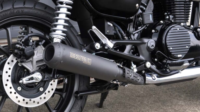 GB350/S用】モリワキのスリップオンマフラーが登場！ ステンレス製