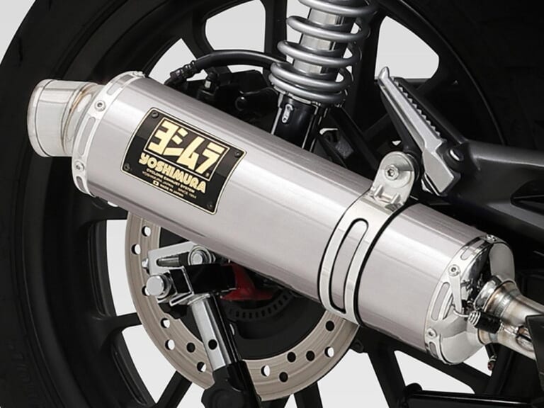 GB350に待望のヨシムラ管！「Slip-On GP-MAGNUM 105 サイクロン」が9月