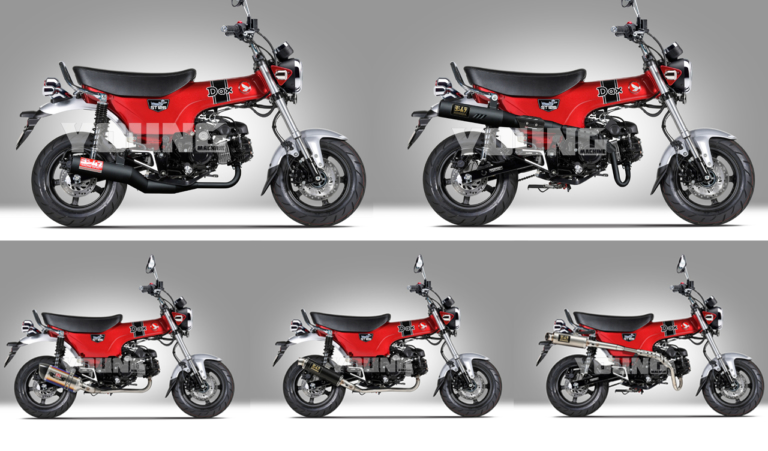 新型ダックス125用マフラーが5種も登場!? 【3/26(土)13:30〜】東京