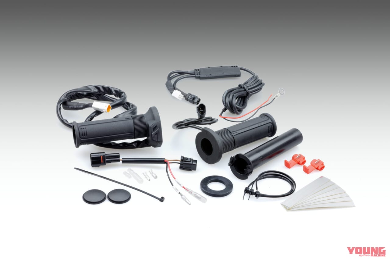 冬の定番グリップヒーター、車種専用キットなら取り付けカンタン