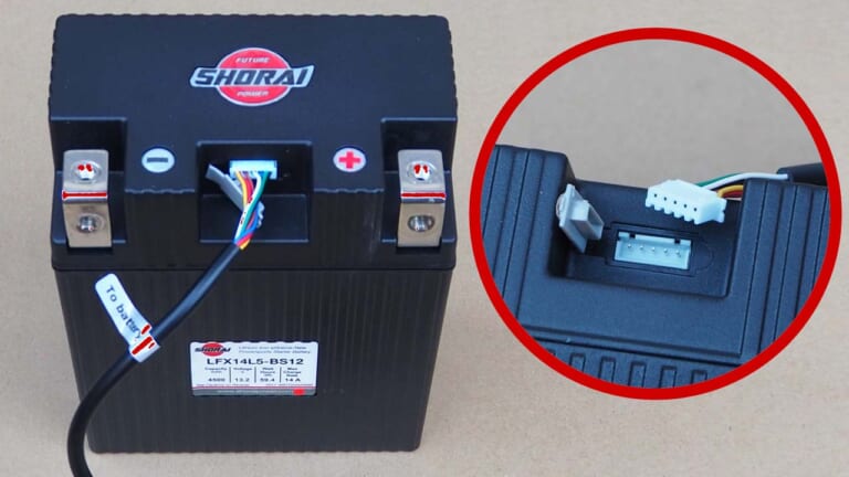 専用充電器でリチウムバッテリーを最適保管!!〈SHORAI LiFePO4 Battery