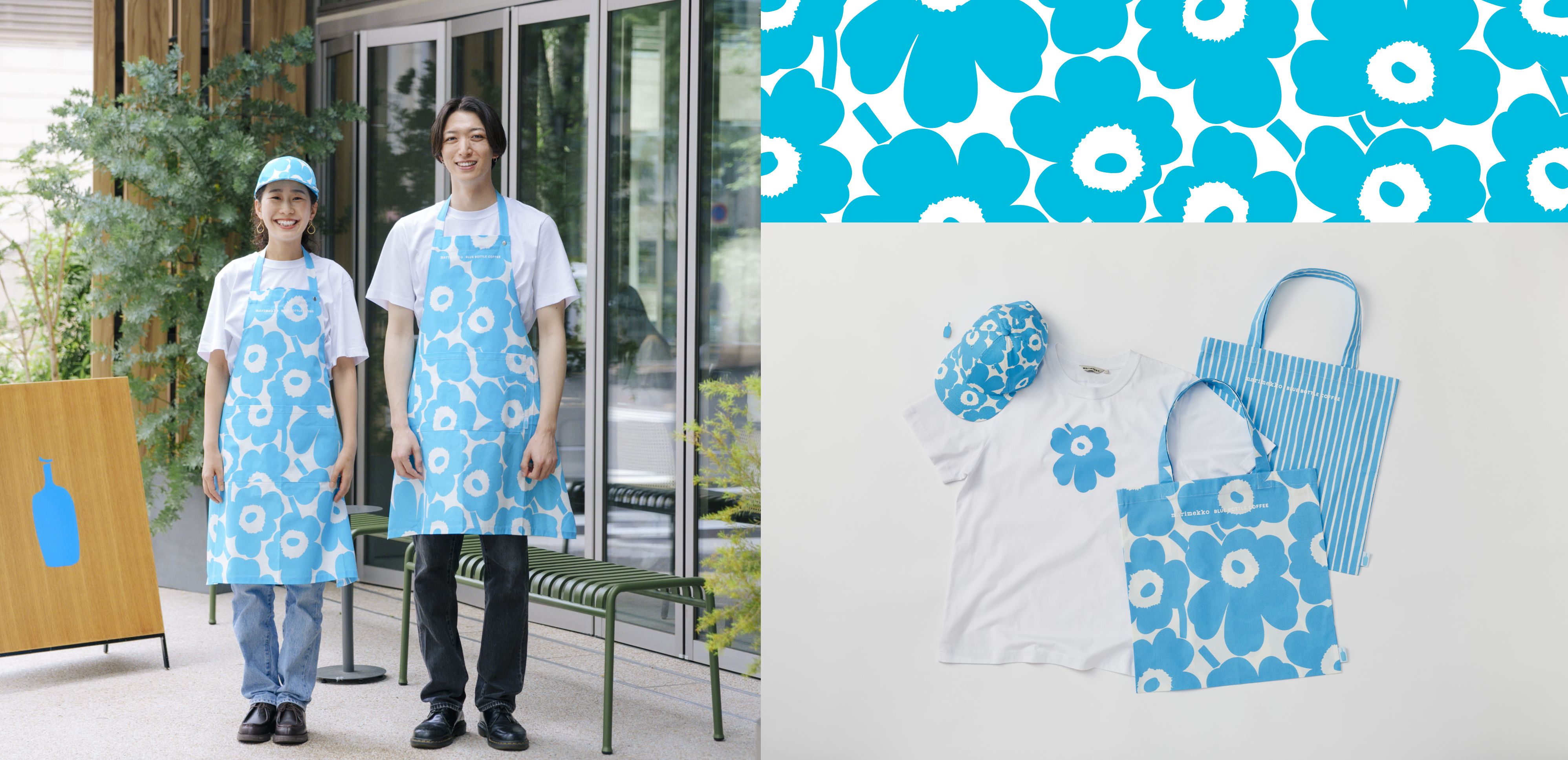 相性良すぎ🩵マリメッコ×ブルーボトルコーヒーのコラボグッズが可愛