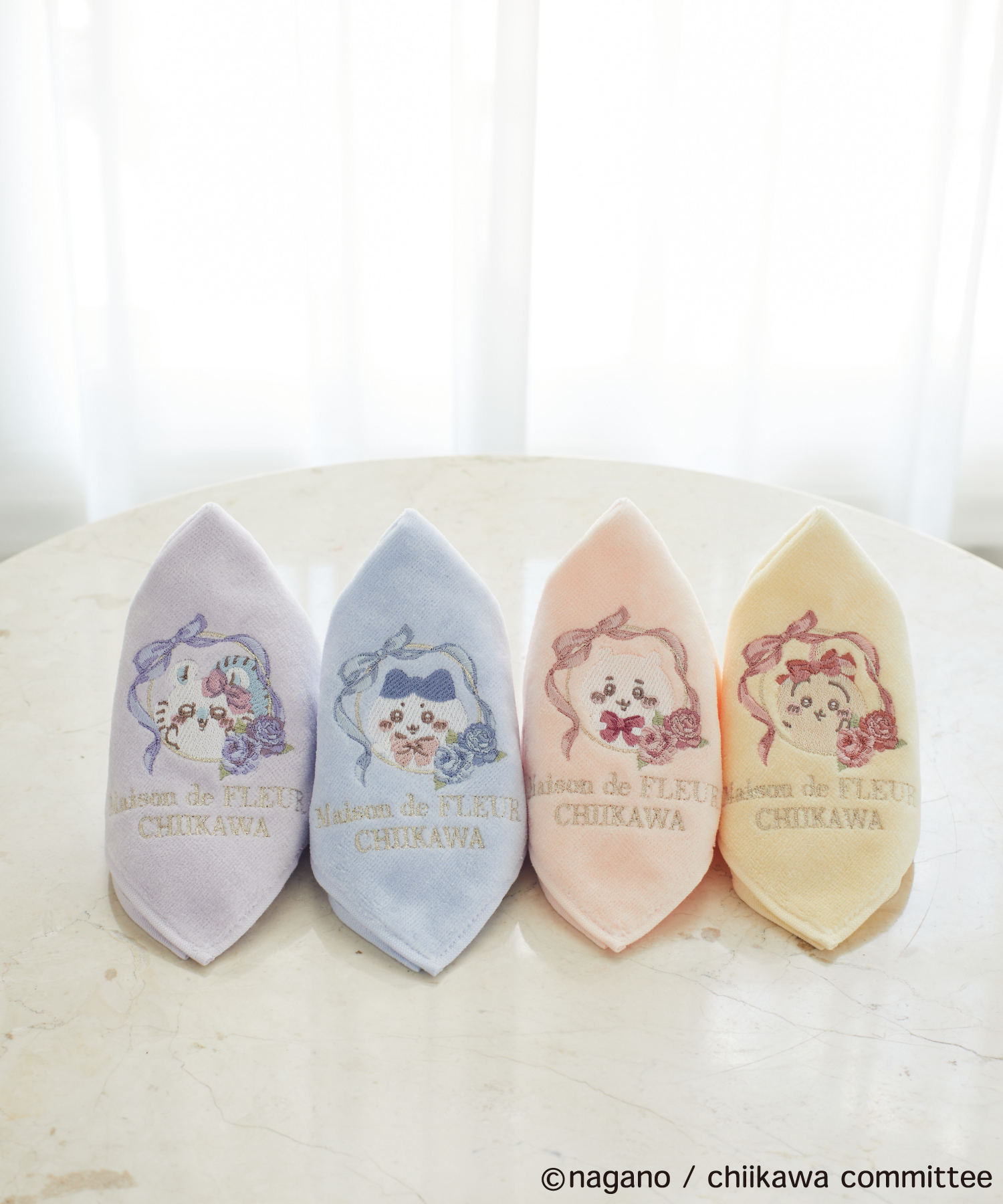 ちいかわやハチワレがドレスアップ♡メゾン ド フルールとコラボした