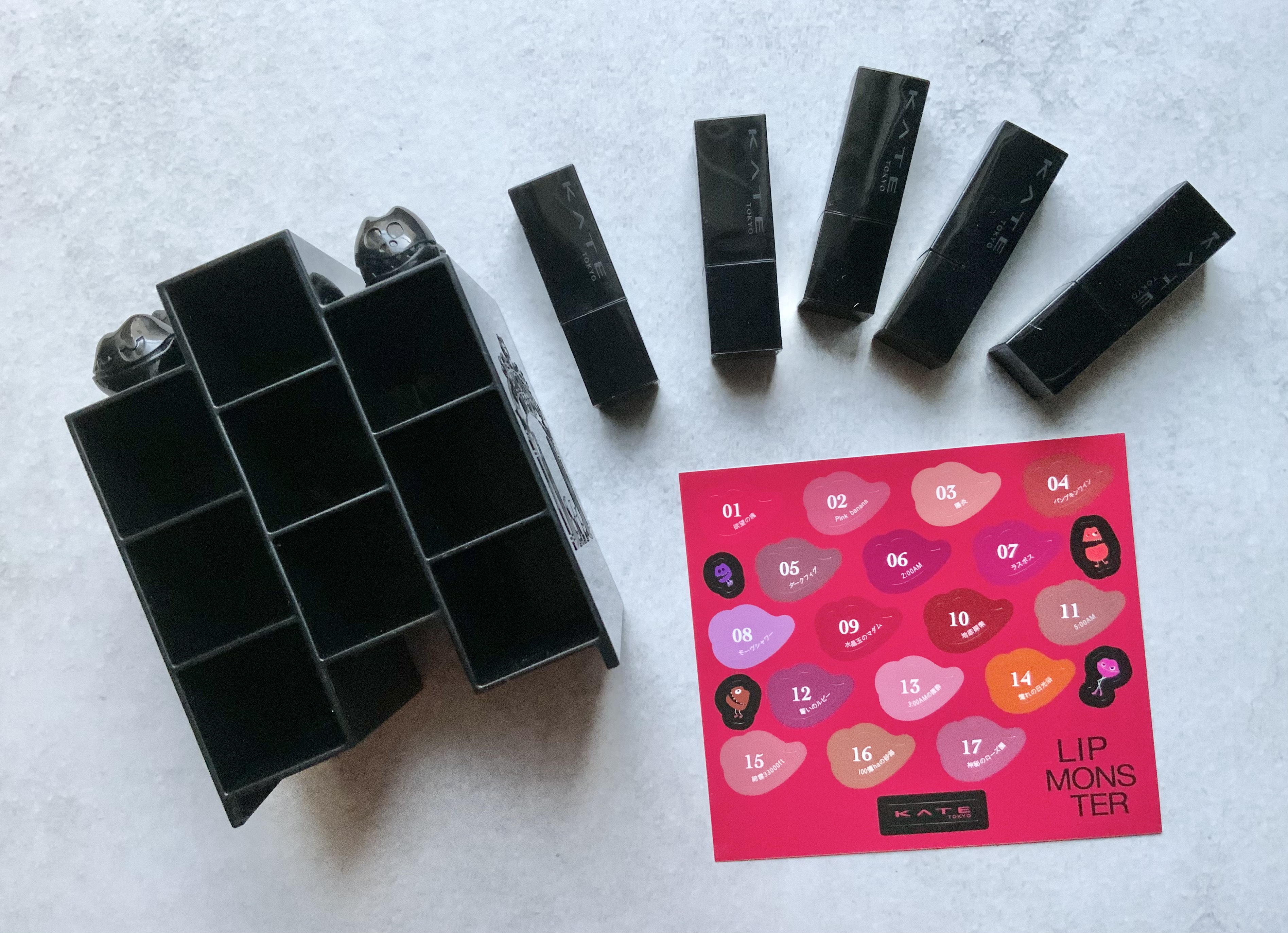 リップモンスターにミニサイズ登場！KATE「リプモンハウス限定セット