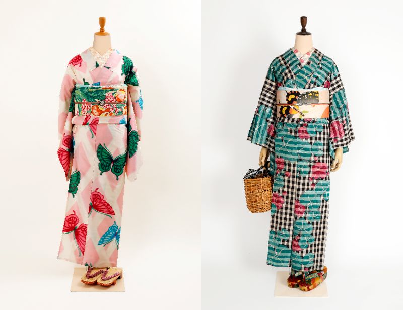 着物ってこんなにカラフルでかわいいのっ…！大正～昭和に流行した
