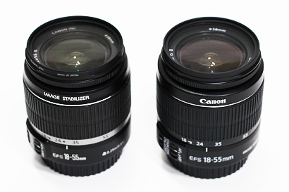 Canon EF-S18-55mmと55-250mmの新旧キットレンズを比較してみる。: 君