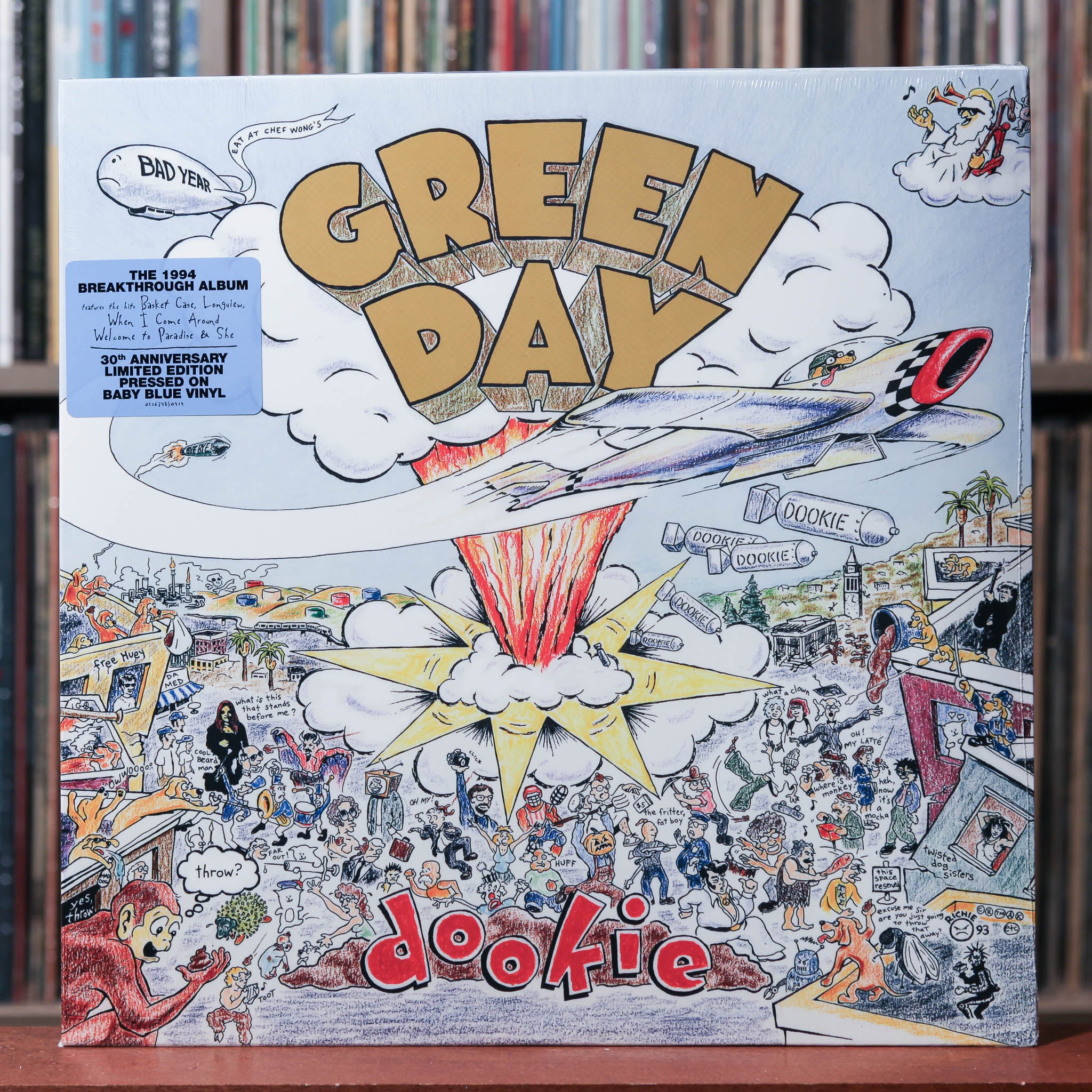 Green Day - Dookie - BLUE VINYL 2023 Reprise Records SEALED