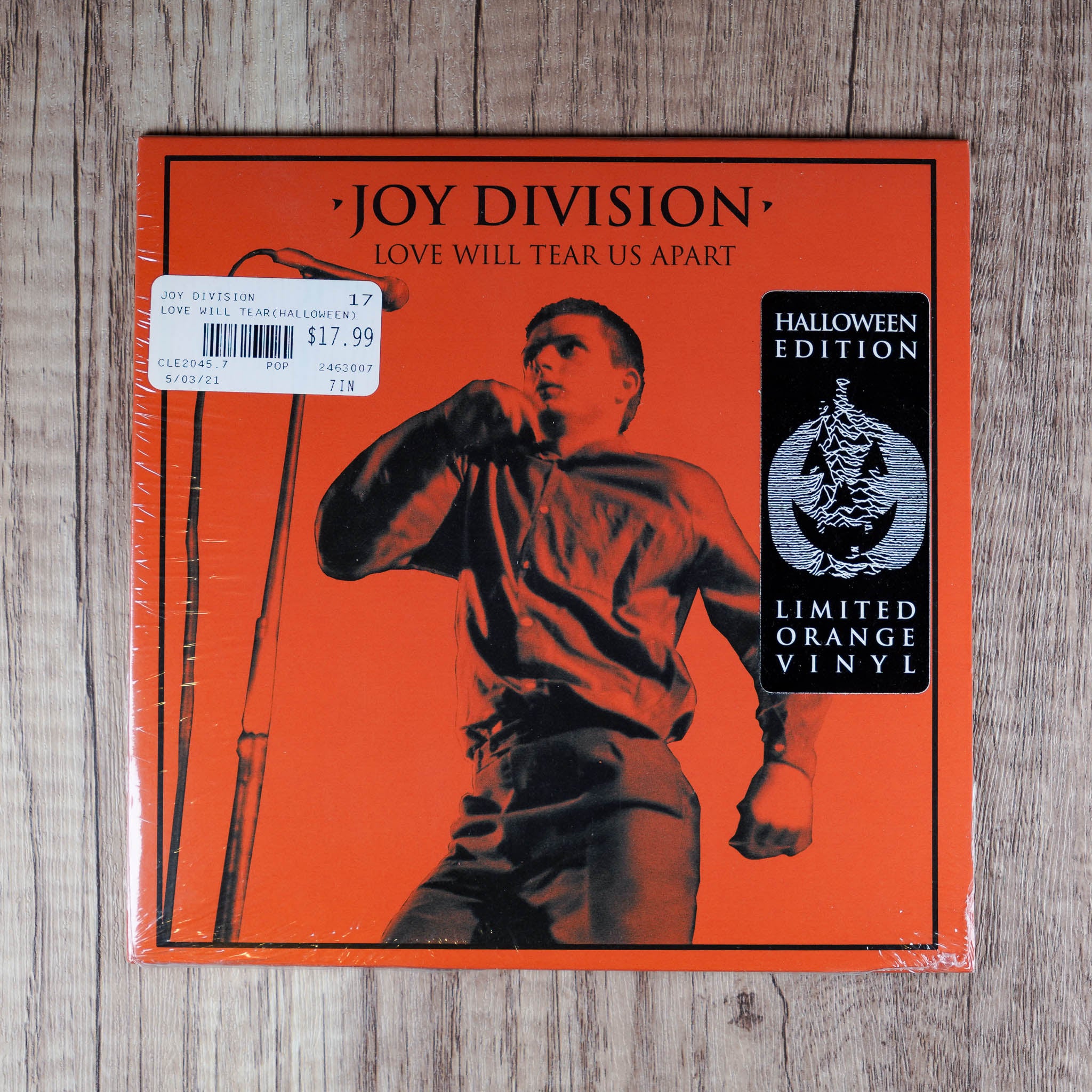 Joy Division - Love Will Tear Us Apart - ORANGE VINYL 7