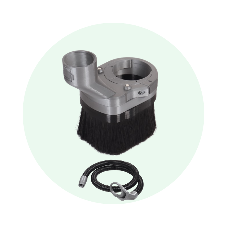 YoraHome SilverBack 2-in-1 CNC Dust Shoe