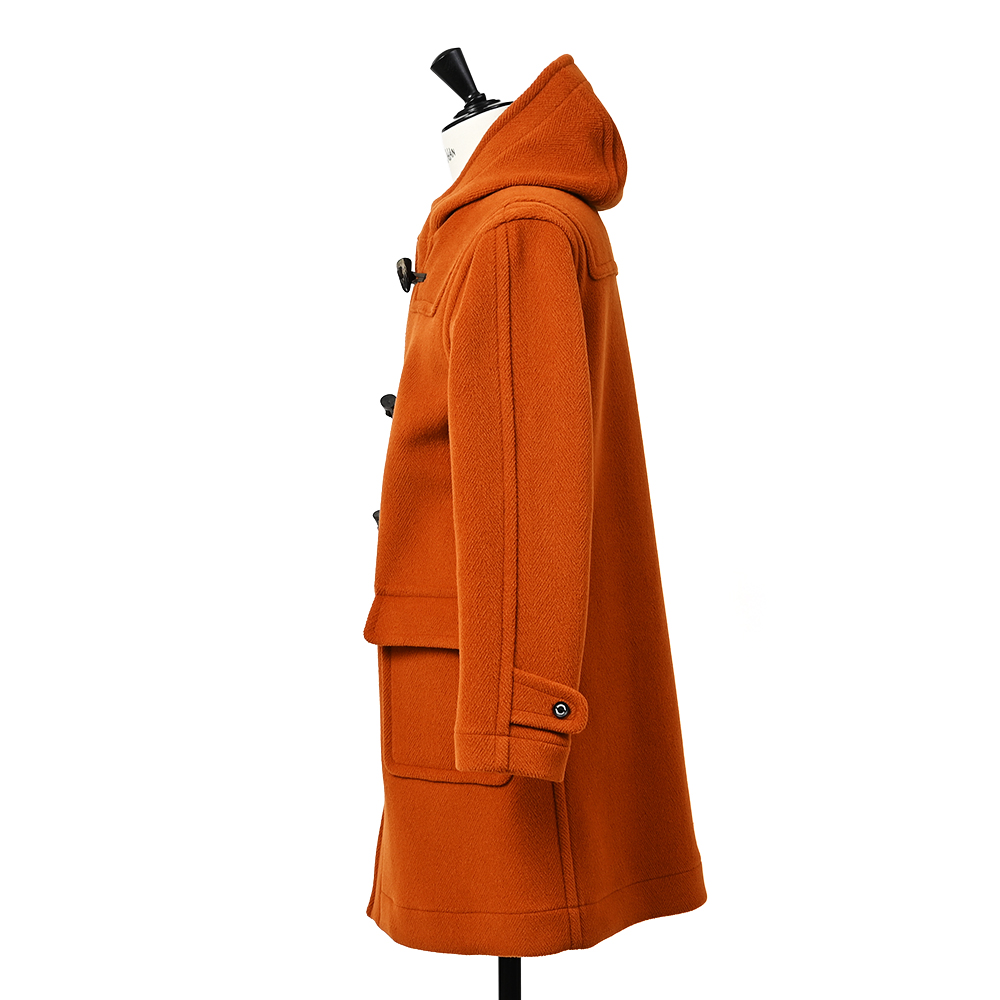 Joshua Ellis ウール ヘリンボーン ロング ダッフルコート REGULAR FIT