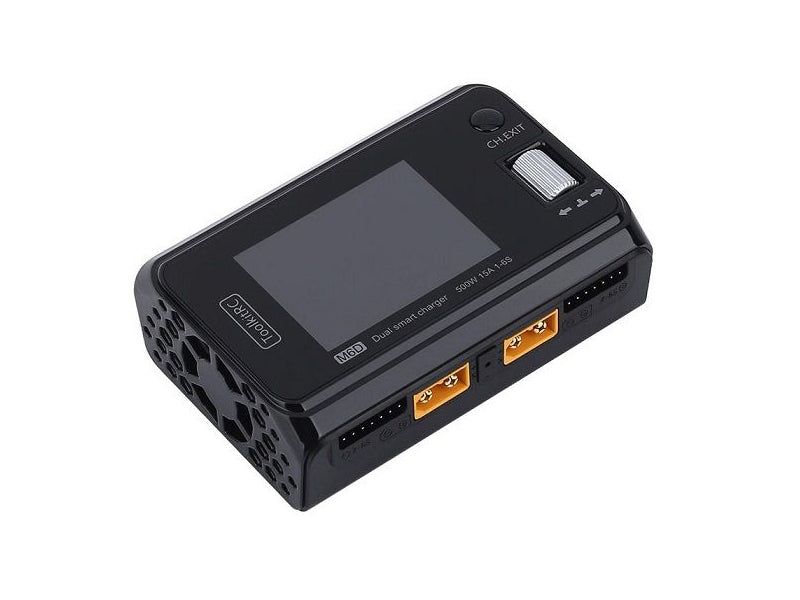 ToolKitRC M6D 500W 15A 1-6S DC デュアルチャンネル スマート Lipo