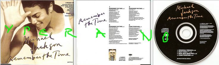 MICHAEL JACKSON: Remember The Time CD single UK 1992 incl. The
