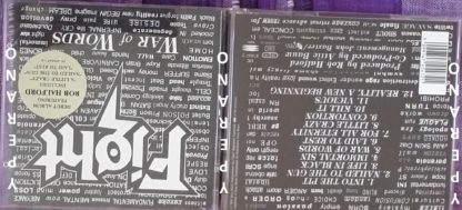 FIGHT: War of Words CD. Vocals, Guitar Rob Halford. Singer +