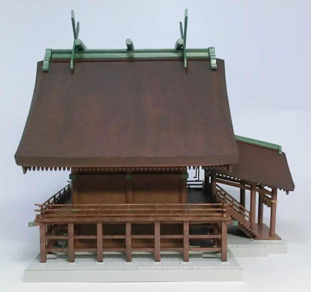 フジミ 出雲大社 【完成】: 【工房ネコの手】プラモ製作日記