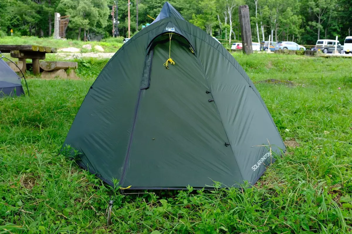 2人用テントで”849g”！テラノヴァ『ソーラーフォトン2』の使い心地を