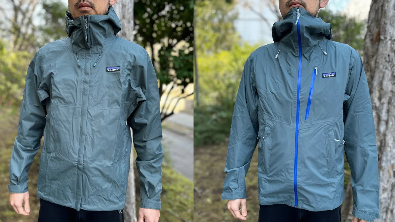 代表的な2種類のパタゴニアのレインジャケットを徹底比較『トレント