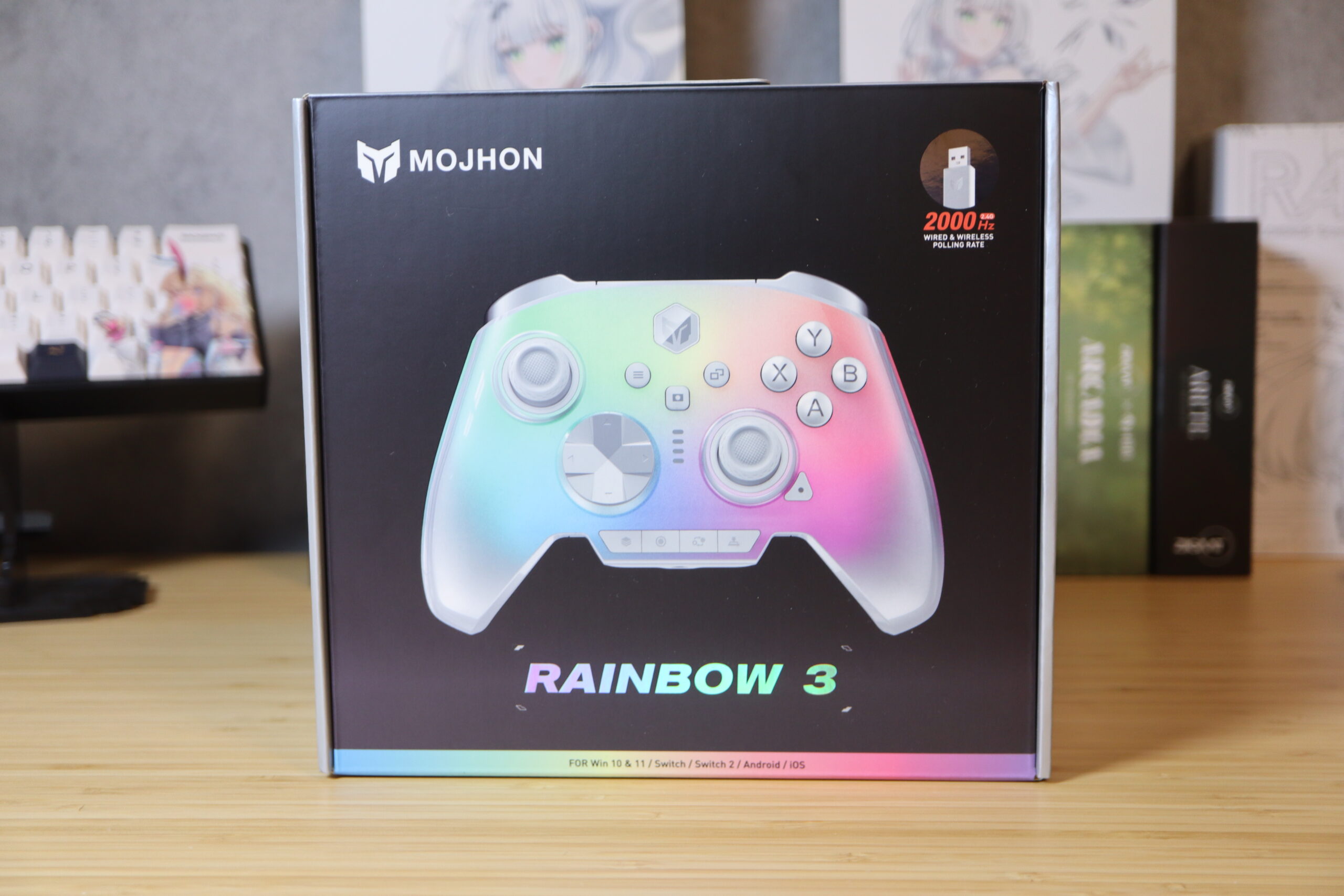 マウスのようなスティック操作感【MOJOHN Rainbow 3 レビュー