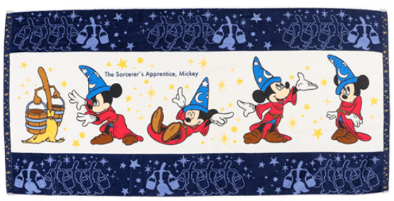 映画『ファンタジア』の「魔法使いの弟子」のシーンで活躍するミッキー