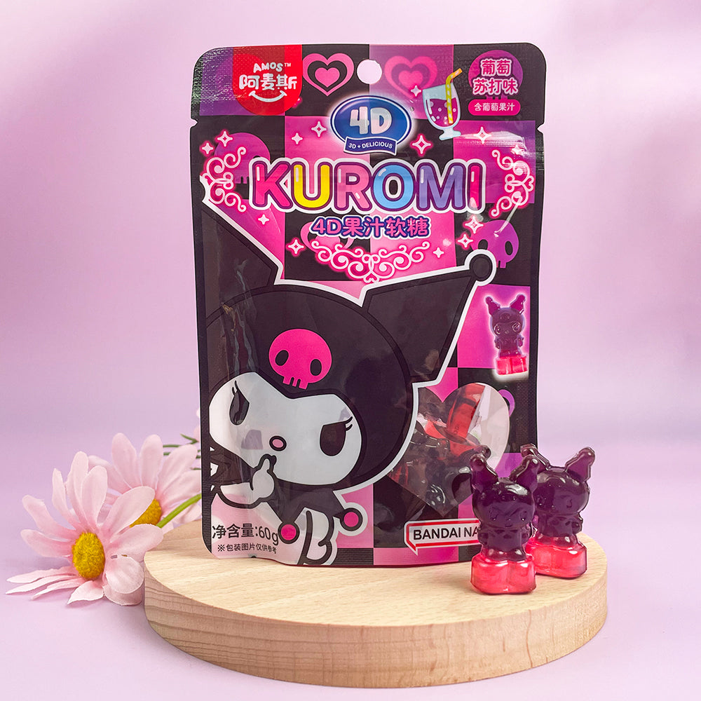 Amos Kuromi Grape Gummy Candy 60g – Yumsbox
