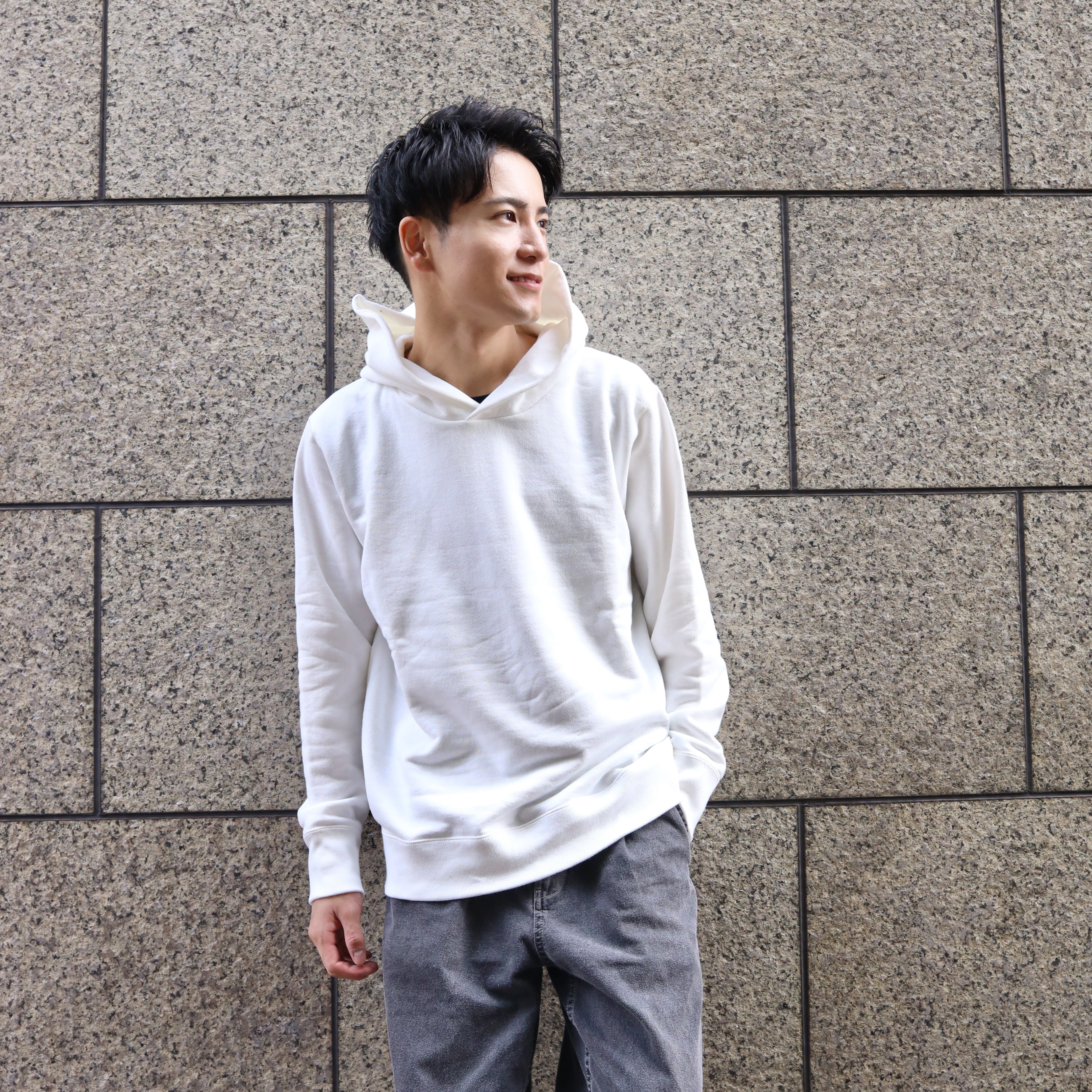 365パーカー（パールホワイト）