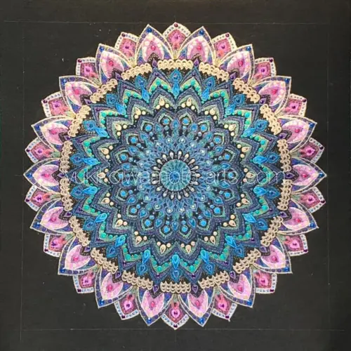 曼荼羅アート「煌き」｜Mandala art “Sparkle” | 幸運を呼ぶ曼荼羅