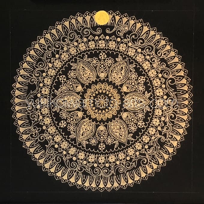曼荼羅アート「あなたのために」｜Mandala art “For you” | 幸運を呼ぶ