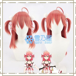 VTuber Hololive 猫又おかゆ コスプレウィッグ 耳付き