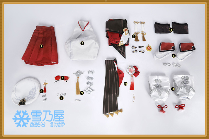 原神 胡桃 海灯祭コスプレ衣装